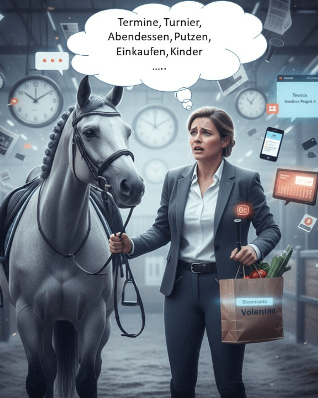 Frau Stress